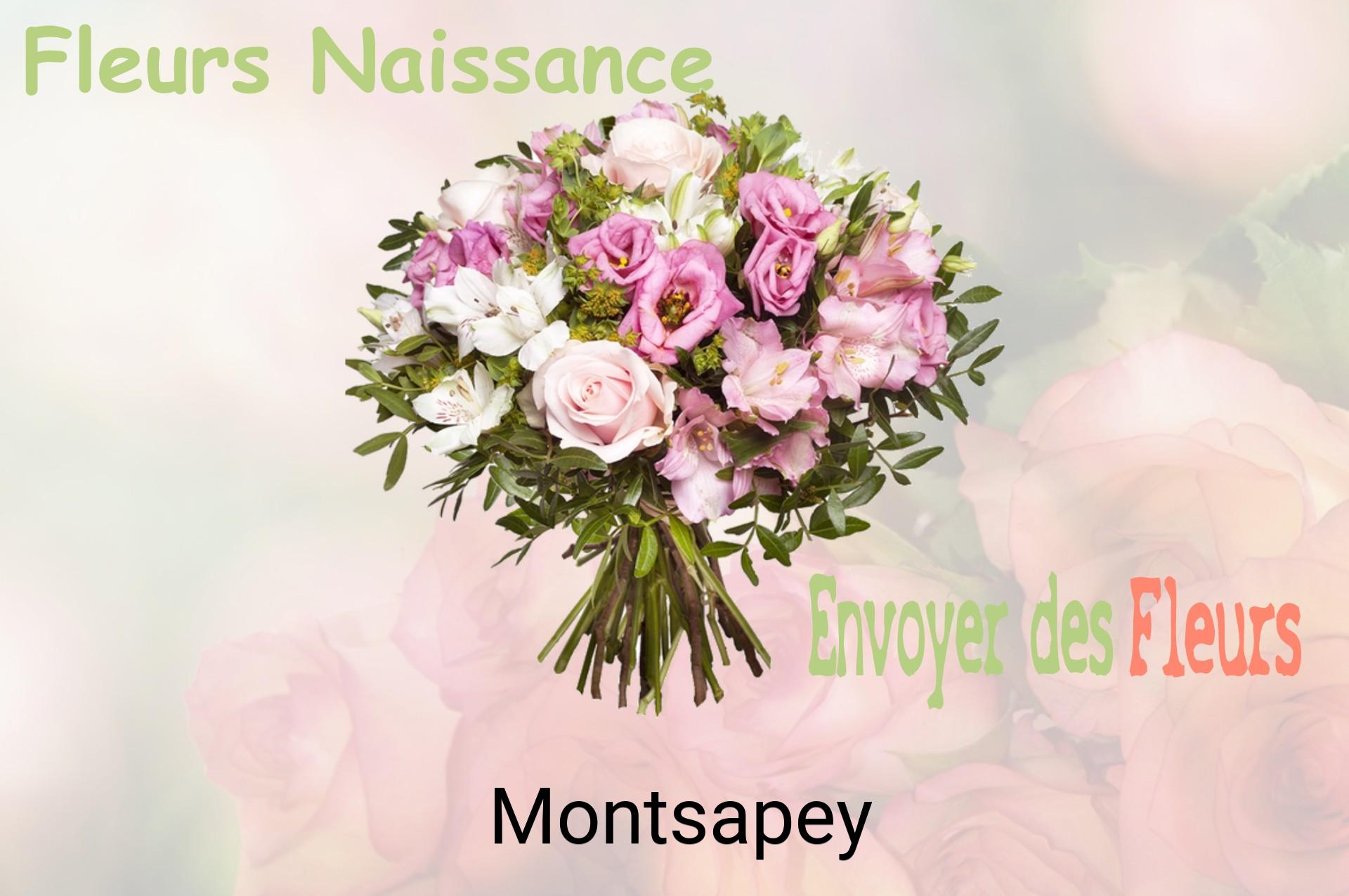 Bouquet de fleurs de naissance livré à Montsapey